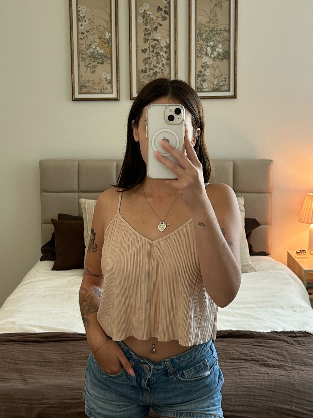 Victoria's Secret Pleated Cami Top